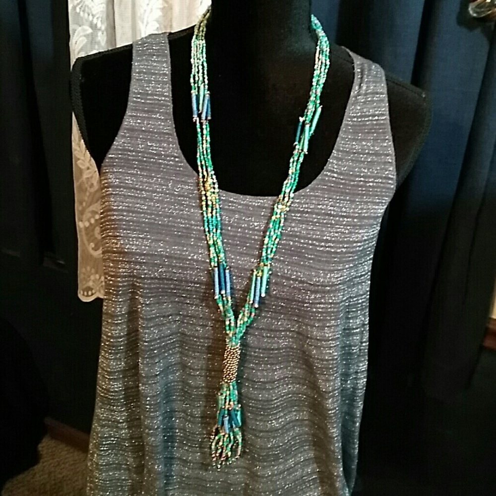 Beaded necklace long by Chico's
